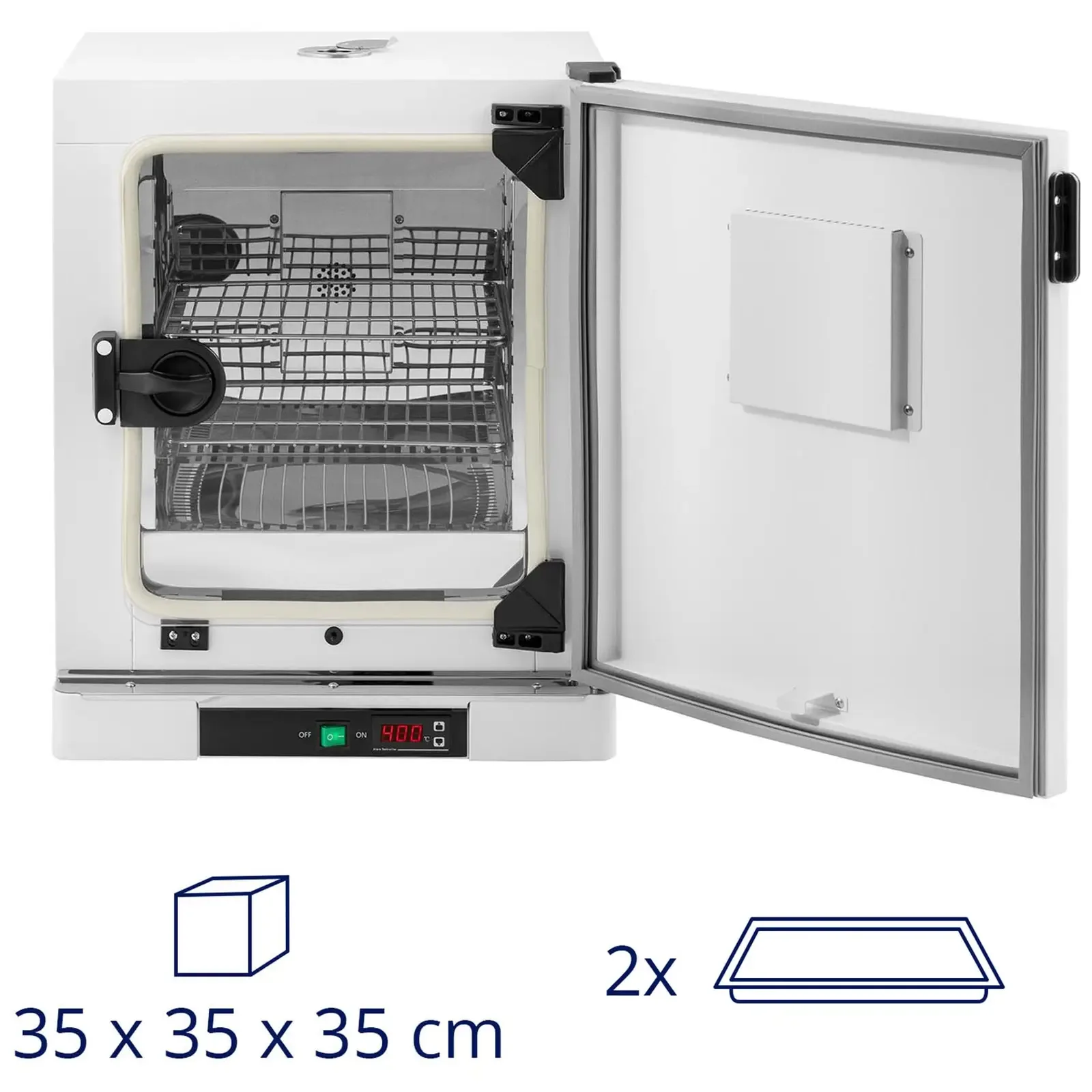 Laboratórny inkubátor s nútenou cirkuláciou vzduchu, 70 °C, 43 l 9