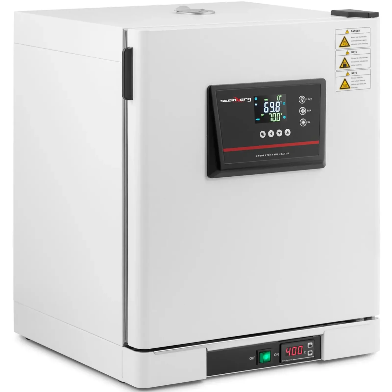 Laboratóriumi inkubátor kényszerlevegő-keringetéssel, 70 °C, 43 l