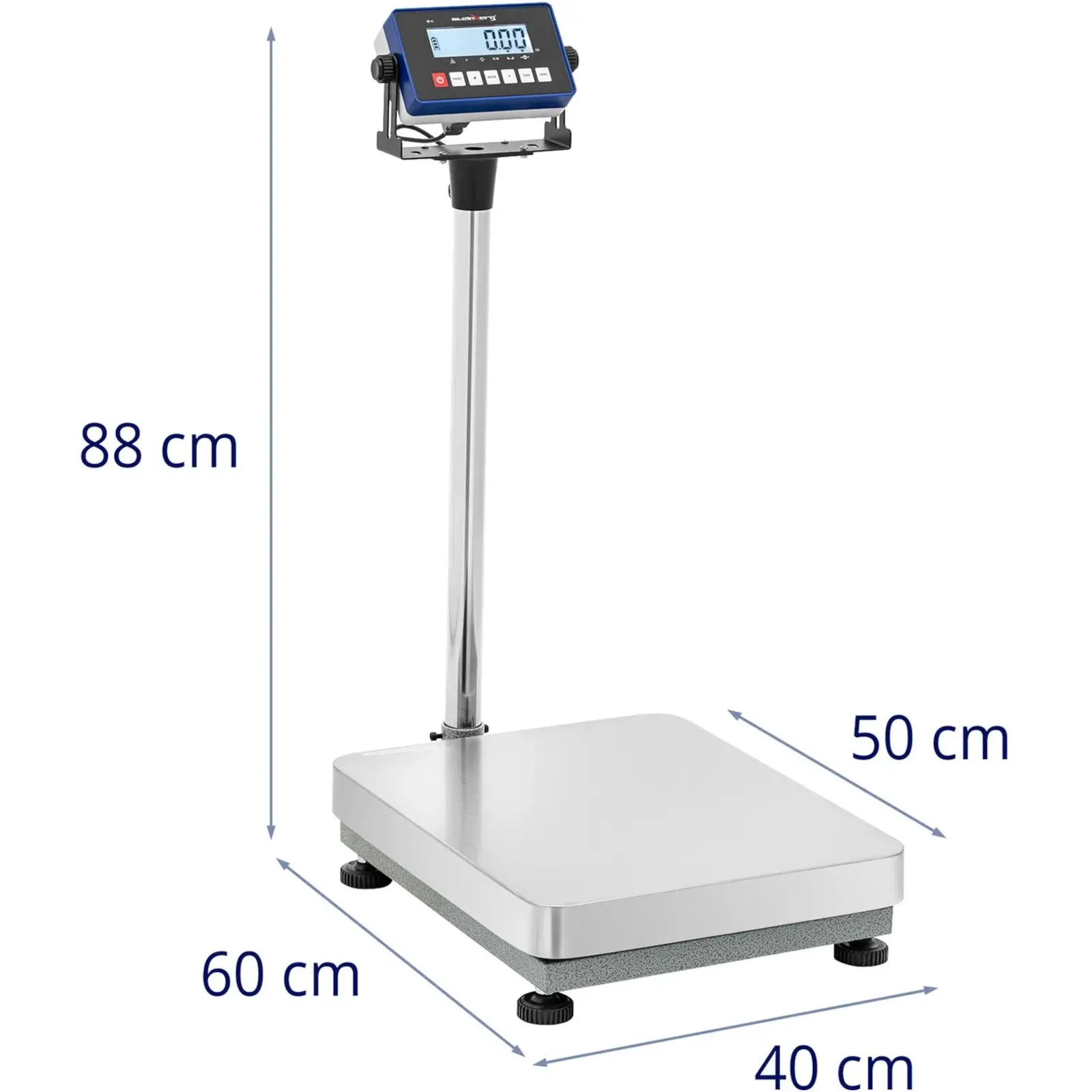 Industrie-Plattformwaage 40 x 50 cm 120 kg / 0,005 kg 6