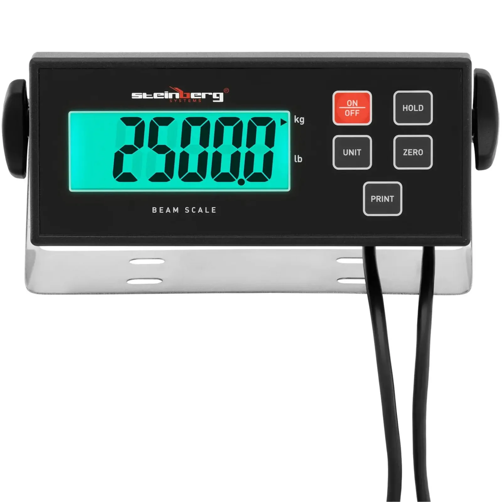 Waga płozowa belkowa paletowa LCD 2500 / 0.5 kg 1000 x 100 mm 3
