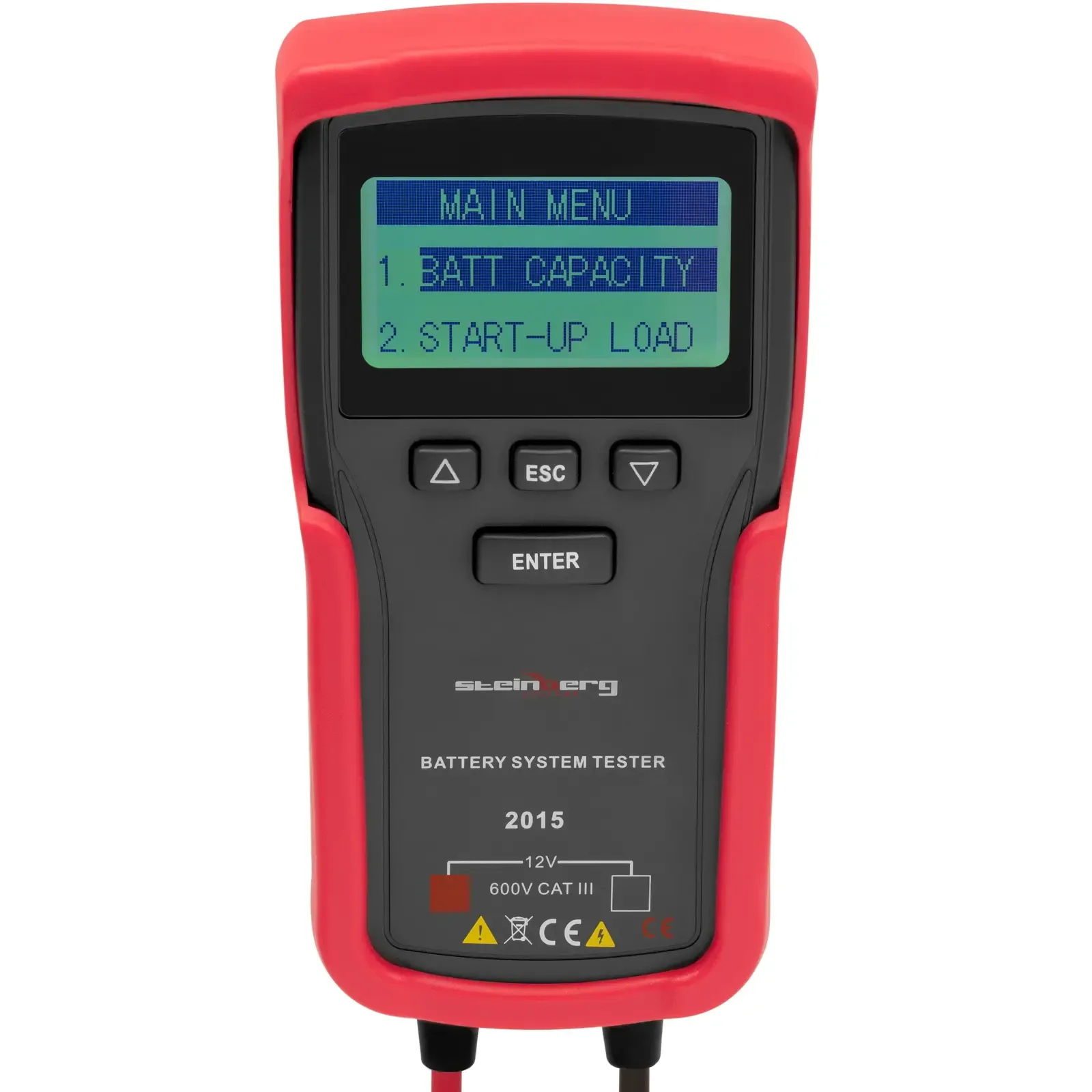 LCD ólom-savas autóakkumulátor-tesztelő 3–250 Ah 9–18 V 2