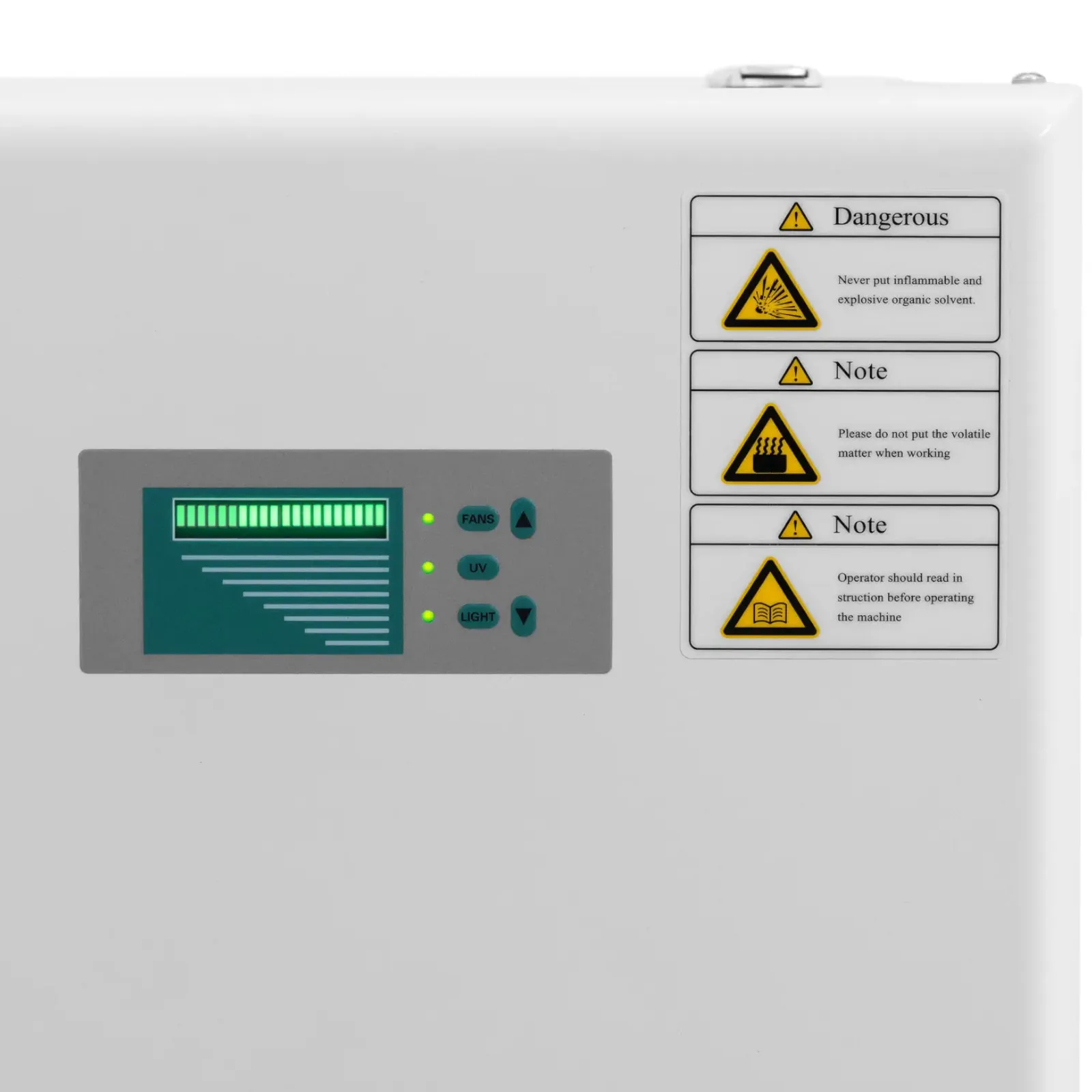 Laboratory laminar flow cabinet for sterile work 480 x 340 x 370 mm 110 W 3