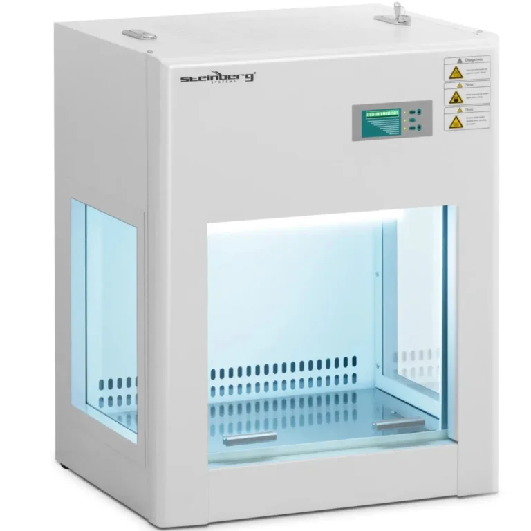 Laboratóriumi lamináris áramlású szekrény steril munkavégzéshez 480 x 340 x 370 mm 110 W