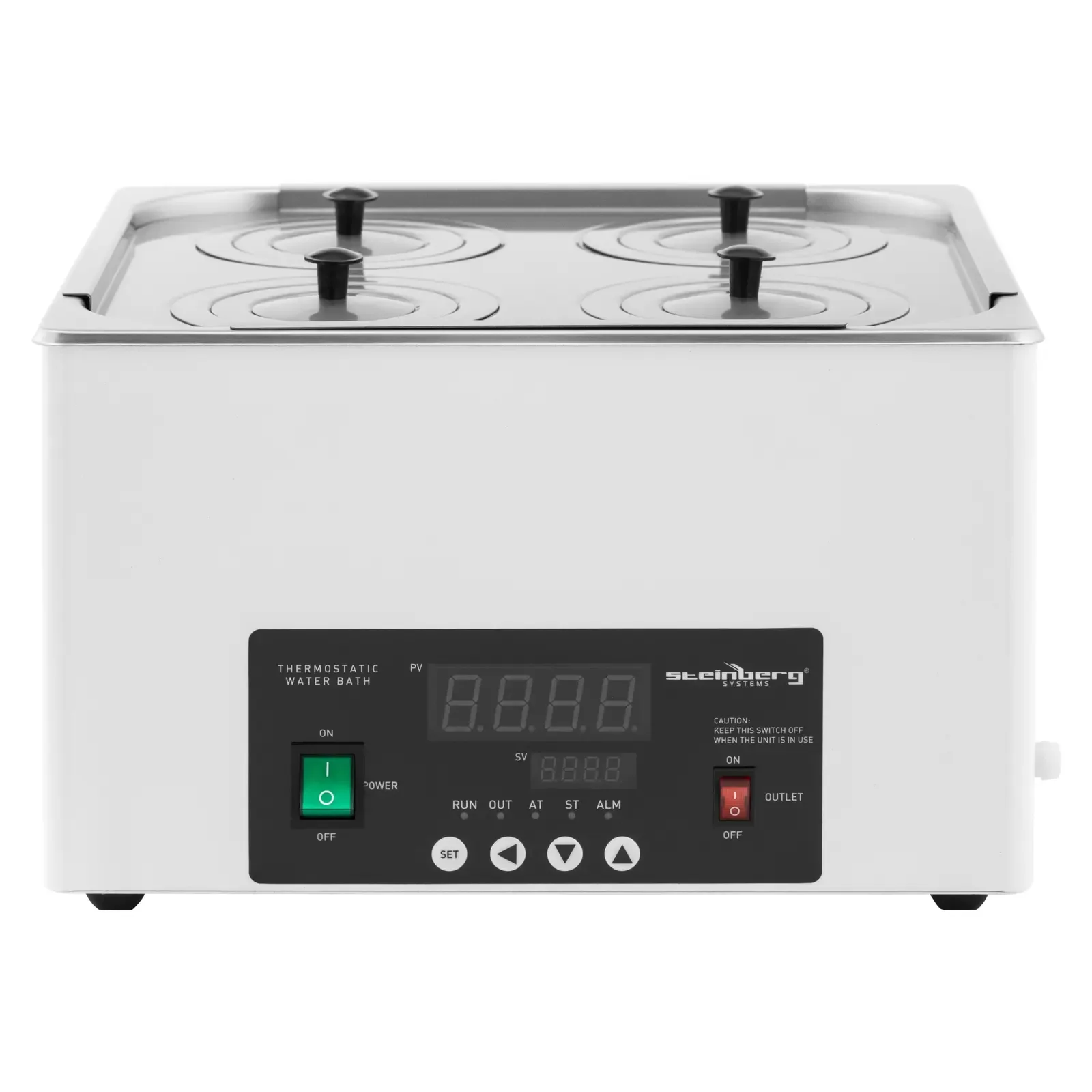 4-place laboratory water bath 5-100°C 14.6 L 5