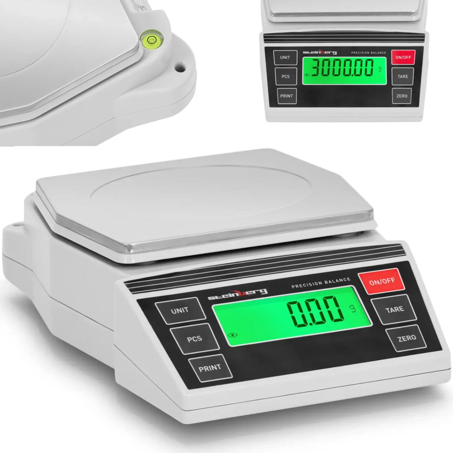 Cântar de laborator de precizie cu afișaj LCD pentru bijuterii 0,2–3000 g / 0,01 g Cântar de laborator de precizie cu afișaj LCD pentru bijuterii 0,2–3000 g / 0,01 g