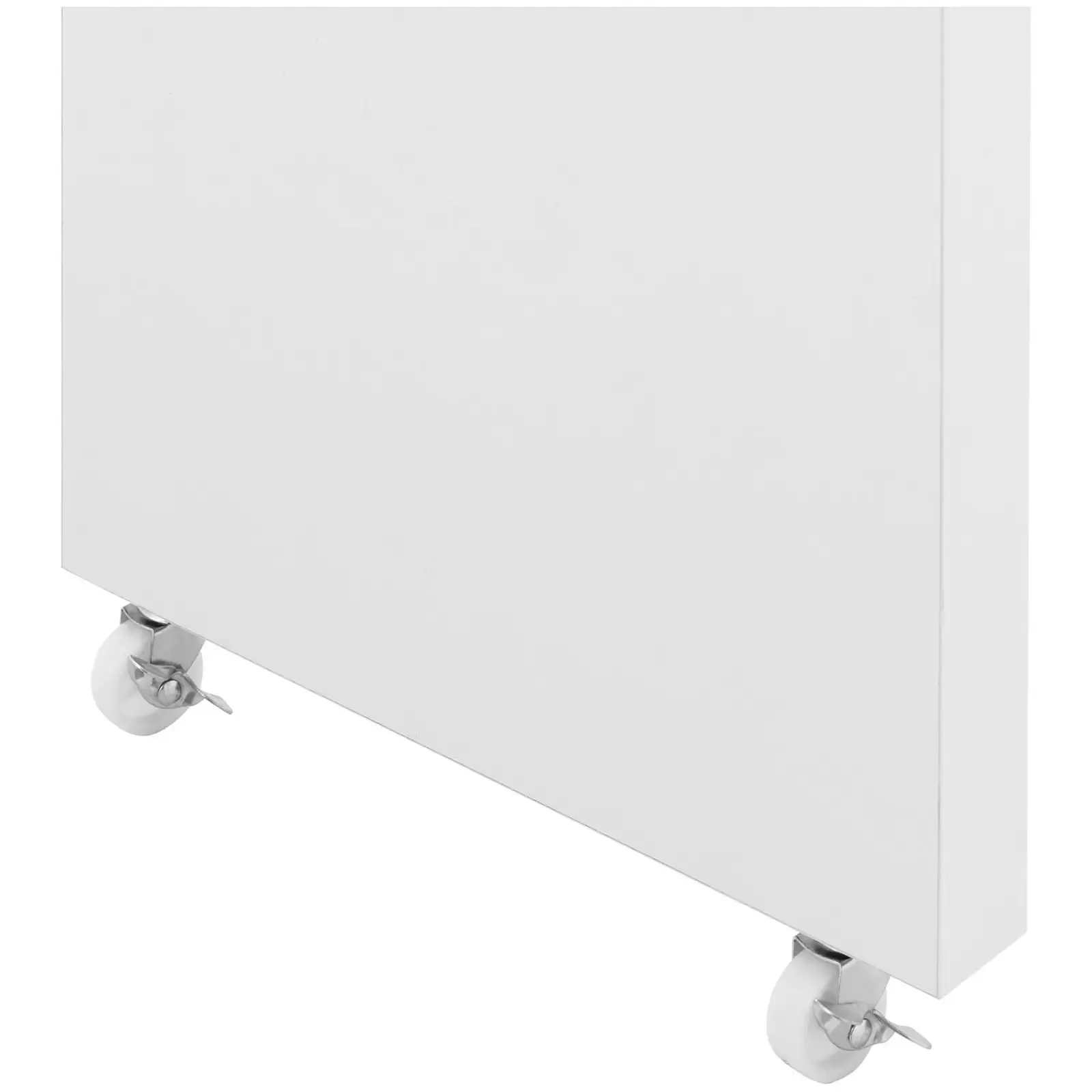 Biurko kosmetyczne do manicure z podpórka na dłonie 4 szuflady 119 x 45 cm - białe 5