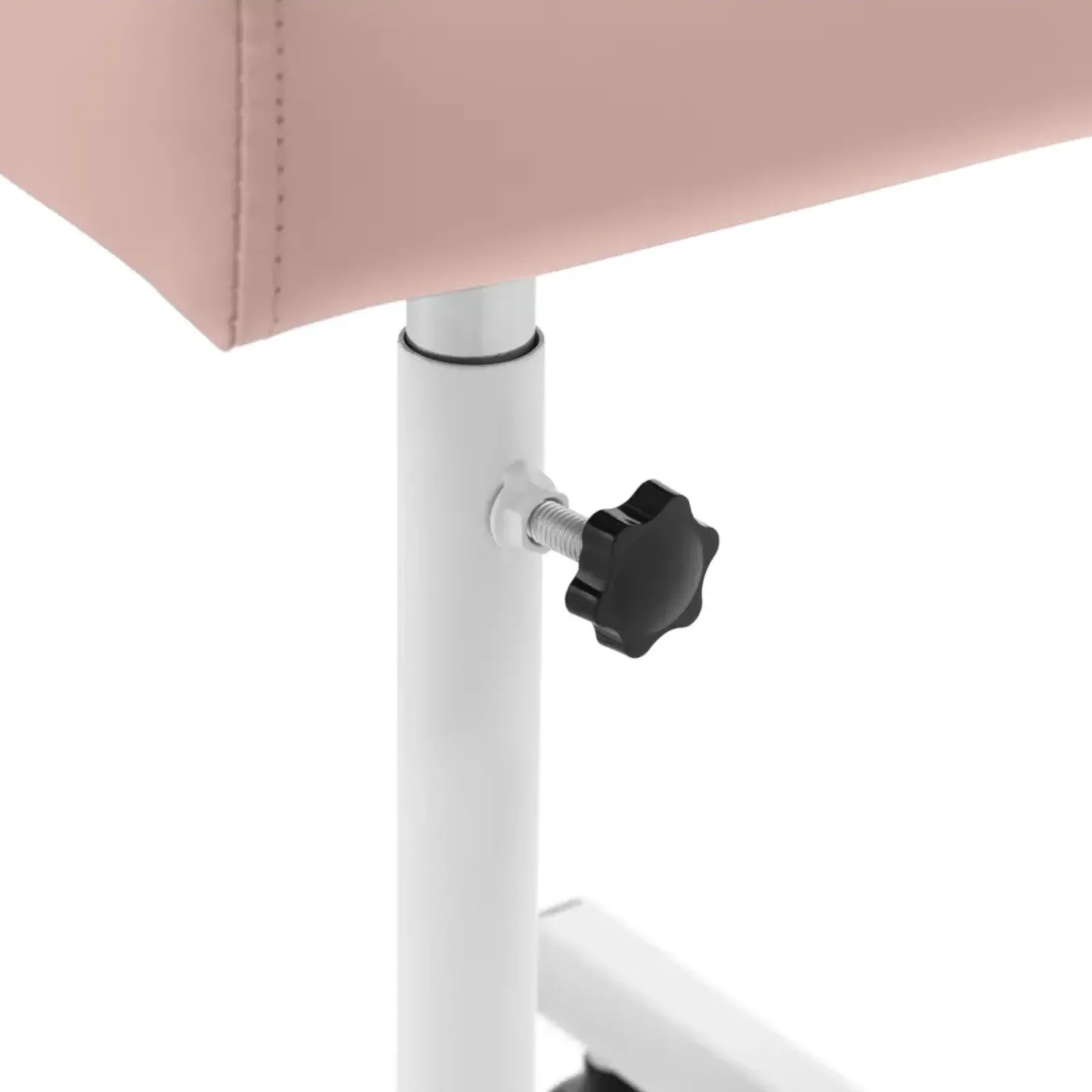 Beauty footrest for pedicure 24 x 22 cm, height 47-67 cm - powder pink 3