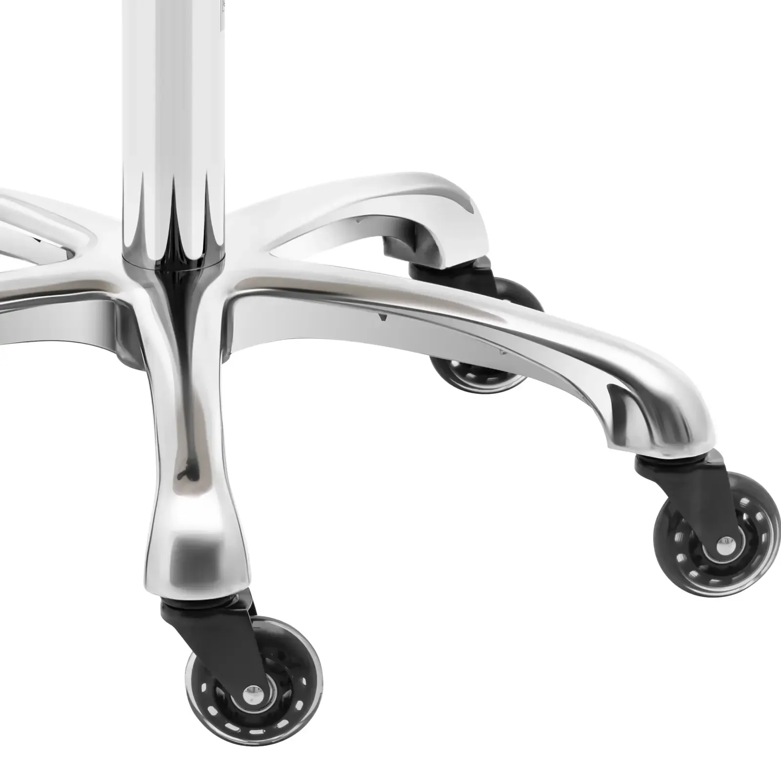 WORCESTER beauty stool on wheels, up to 150 kg - dark gray 3