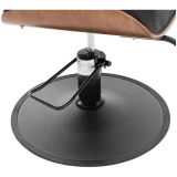 Scaun de frizer PHYSA FILEY cu suport pentru picioare - negru 4