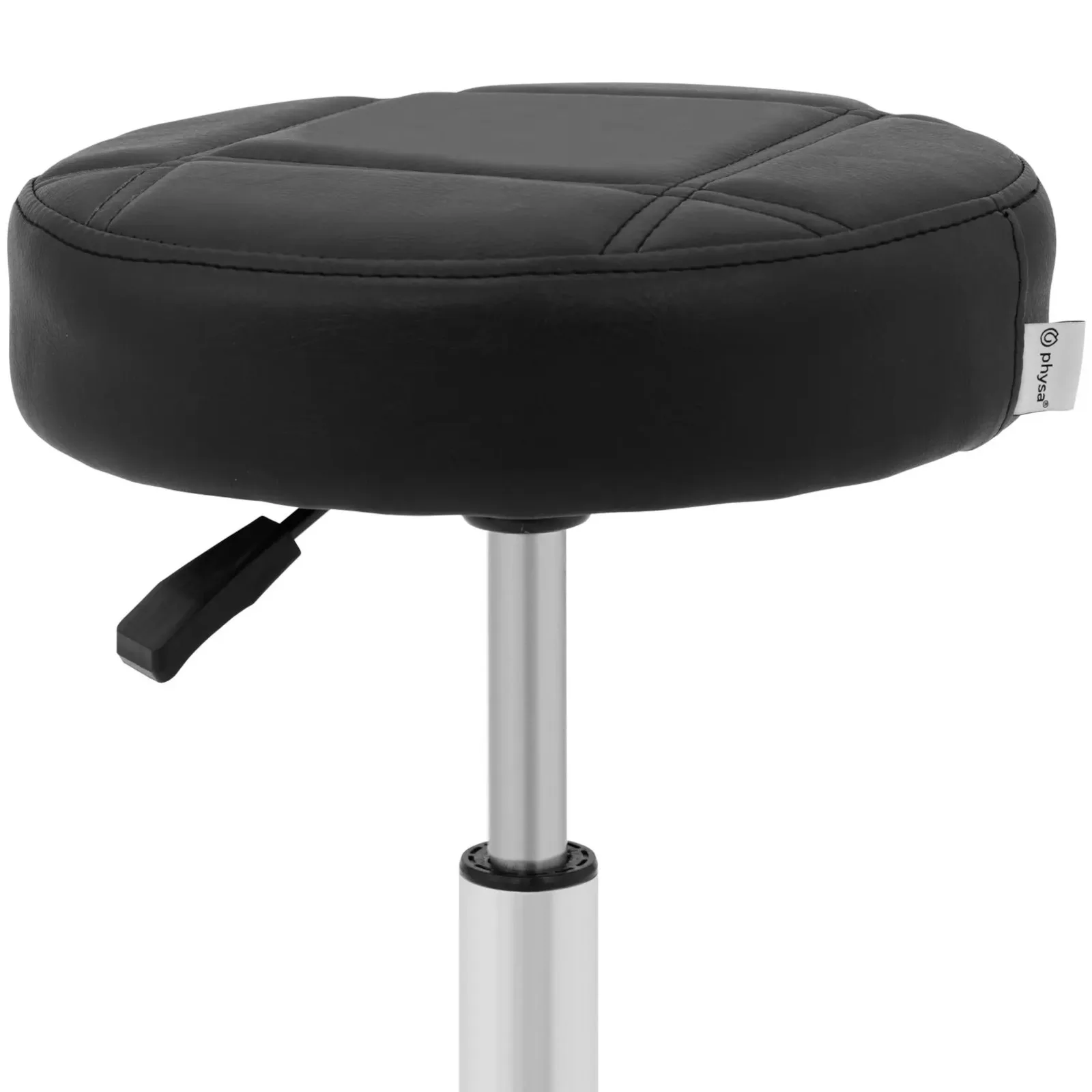 LECCO rolling beauty stool, up to 120 kg - black 3