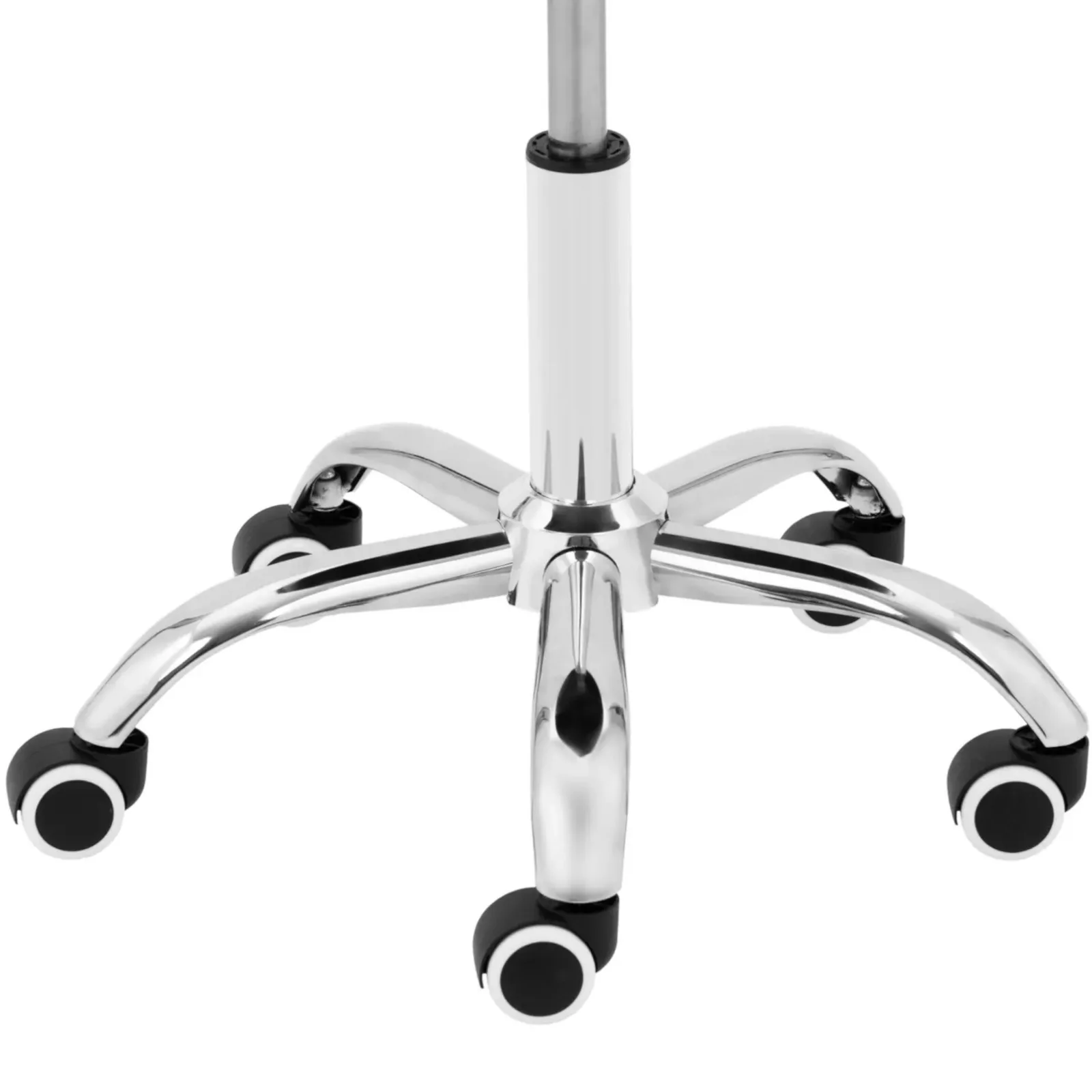 LECCO rolling beauty stool, up to 120 kg - black 4