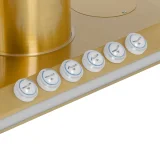 Beheizbarer SPA-Kosmetikstuhl mit 3 Motoren, 200 kg Tragkraft, SAVONA – weiß und gold 5
