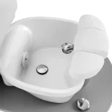 Scaun electric de pedichiură HAVANA cu chiuvetă pentru picioare - alb 4