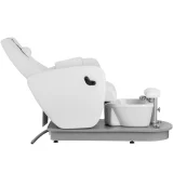Scaun electric de pedichiură HAVANA cu chiuvetă pentru picioare - alb 7