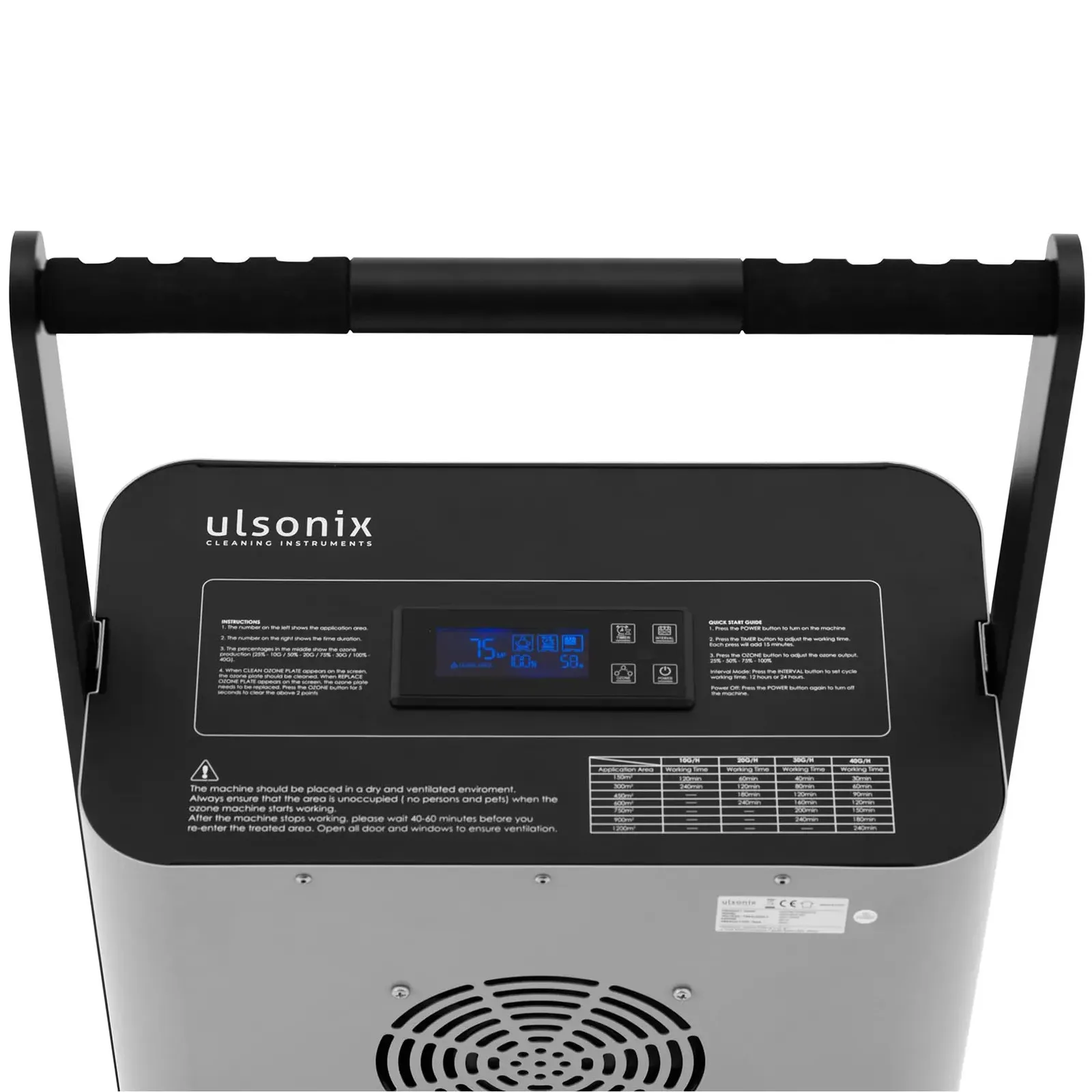Ozon generator s tajmerom, 40.000 mg/h, 350 W 3