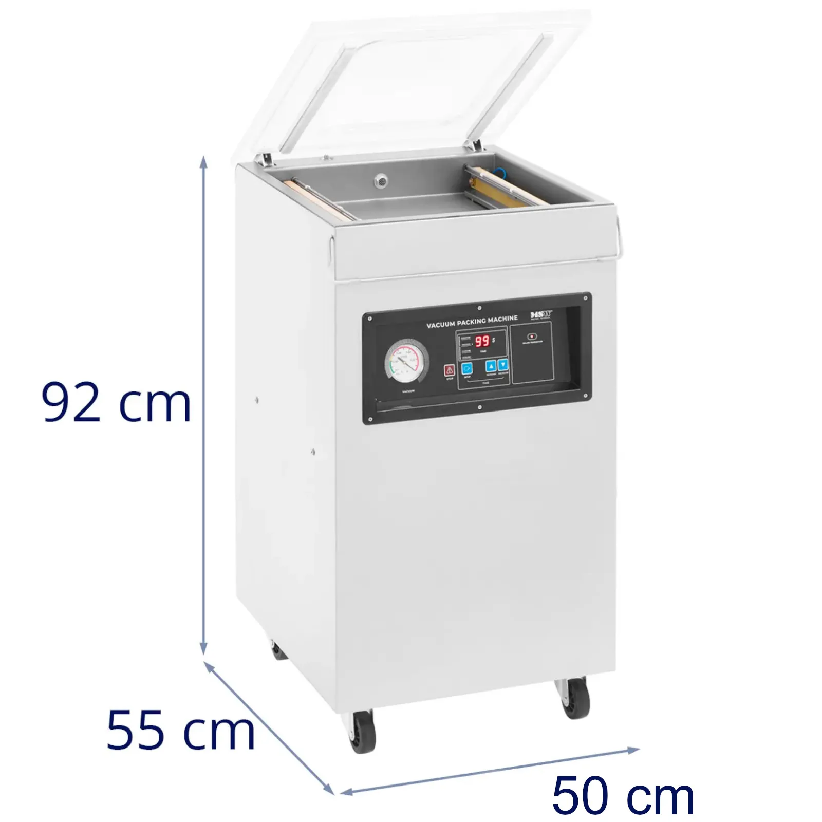 Freestanding 40 cm 900 W chamber vacuum sealer for food and electronics 7