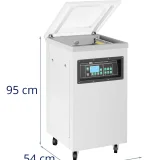Samostojeći LCD vakuumski aparat s komorom, 40 cm, 900 W, za hranu i elektroniku 7