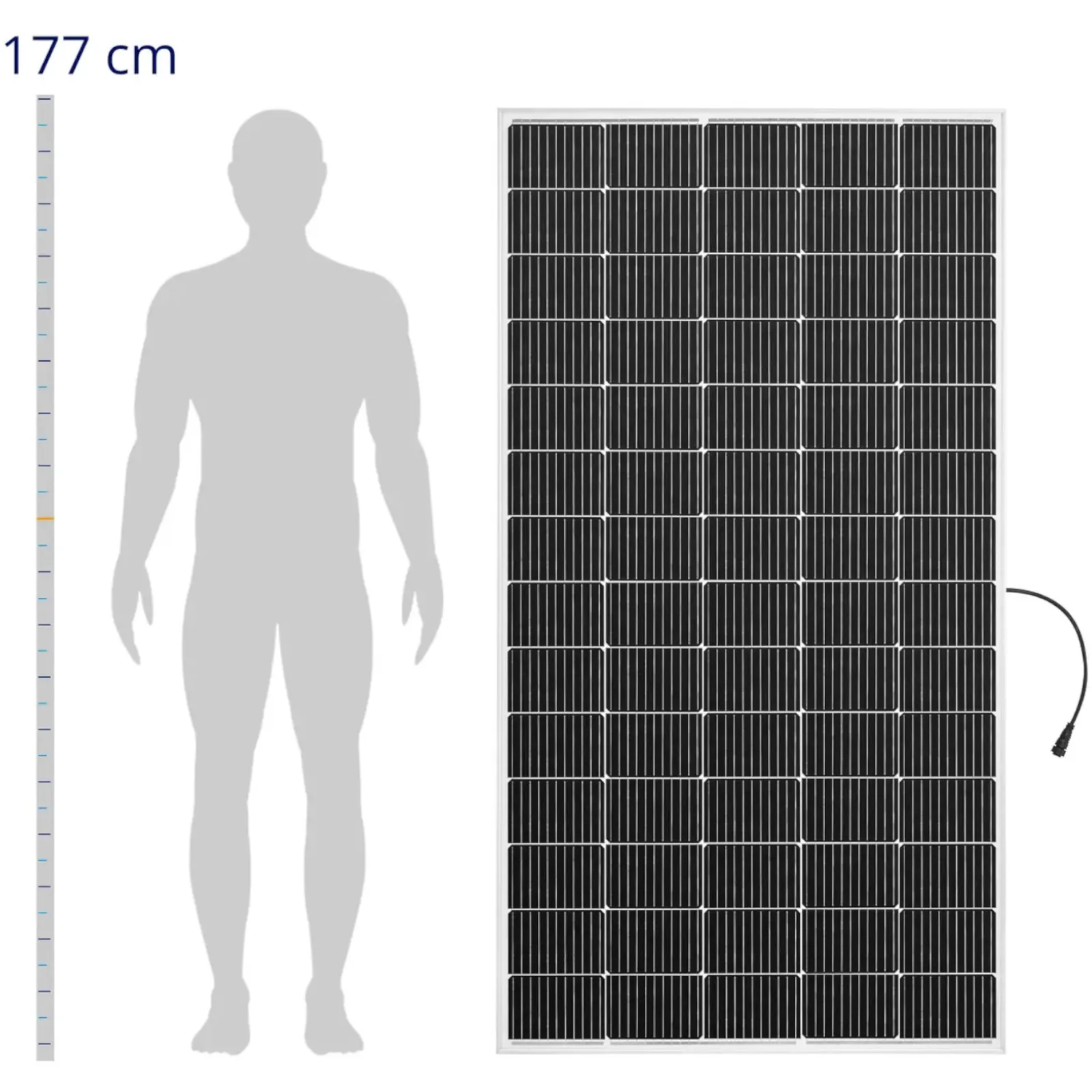 Fotovoltaički sustav za balkon, solarni panel 300 W - komplet 3