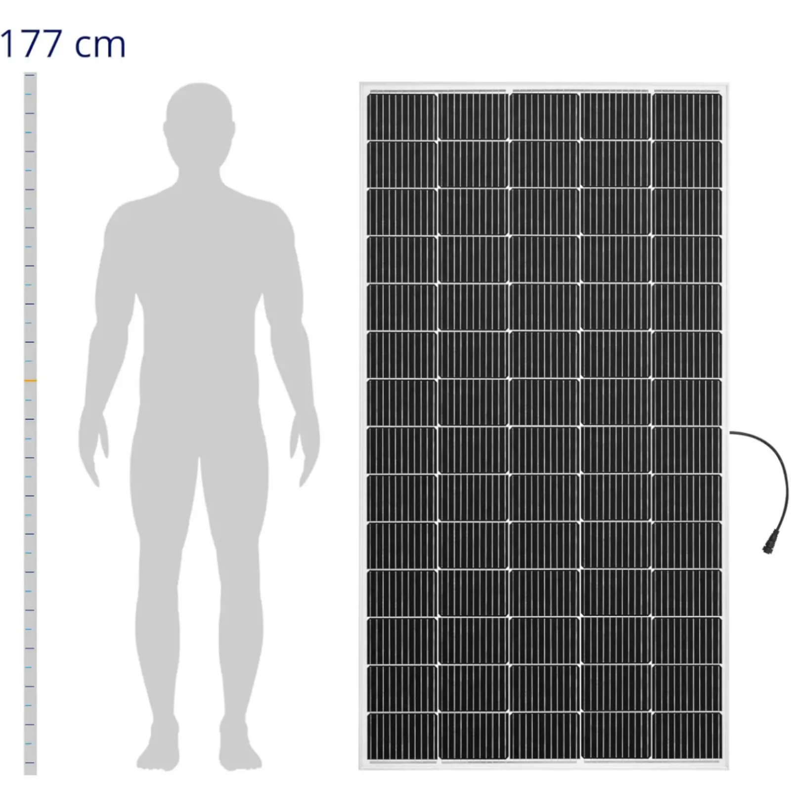 Fotovoltaički sustav za balkon, solarni panel 300 W - komplet 7