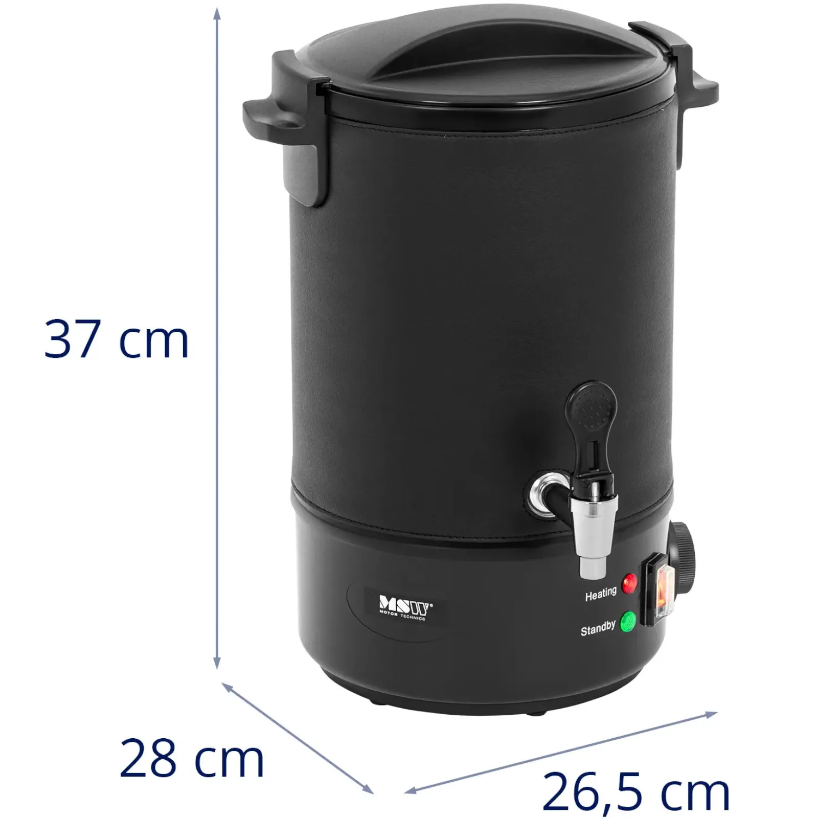 Electric wax melter 6.5 L 30-110°C 1500 W 7