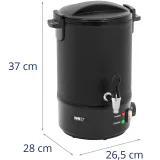 Electric wax melter 6.5 L 30-110°C 1500 W 7