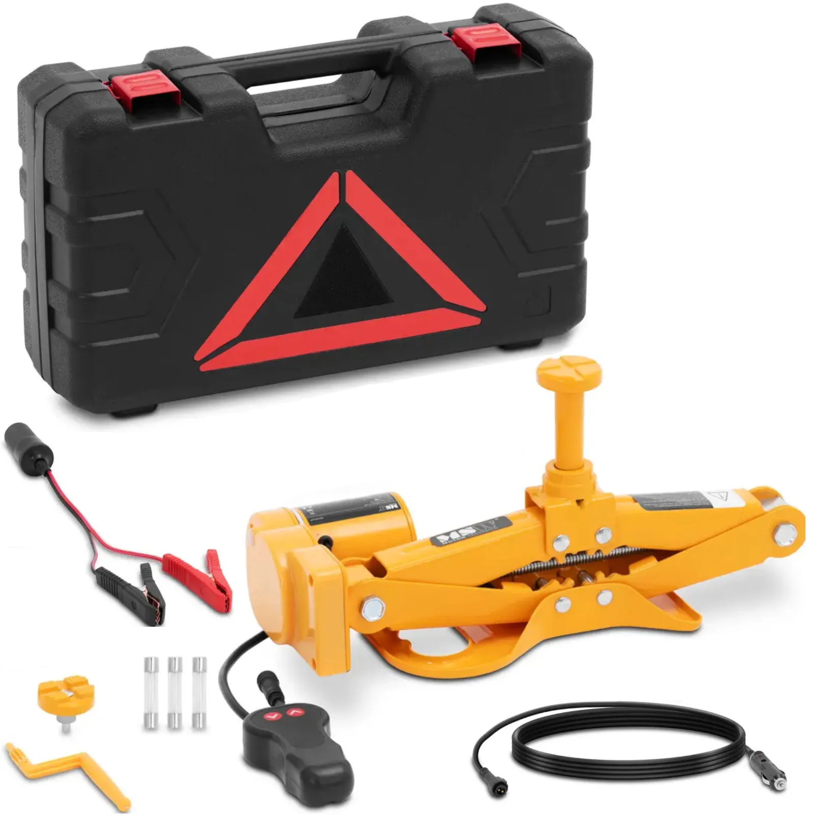 Elektrický nožnicový zdvihák, do 3 t, 12 V