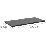 Cântar veterinar cu platformă pentru animale 100 x 200 cm 1,5 t / 2 kg 6