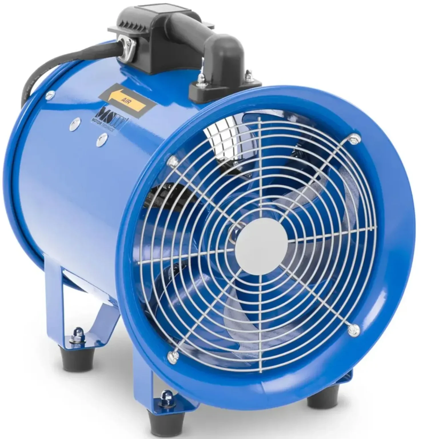 Ipari építőipari ventilátor, 2700 m³/h, 280 mm átmérő Ipari építőipari ventilátor, 2700 m³/h, 280 mm átmérő