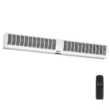 Perdea de aer electrică montată pe perete cu telecomandă, 2510 m³/h, 115 W 2