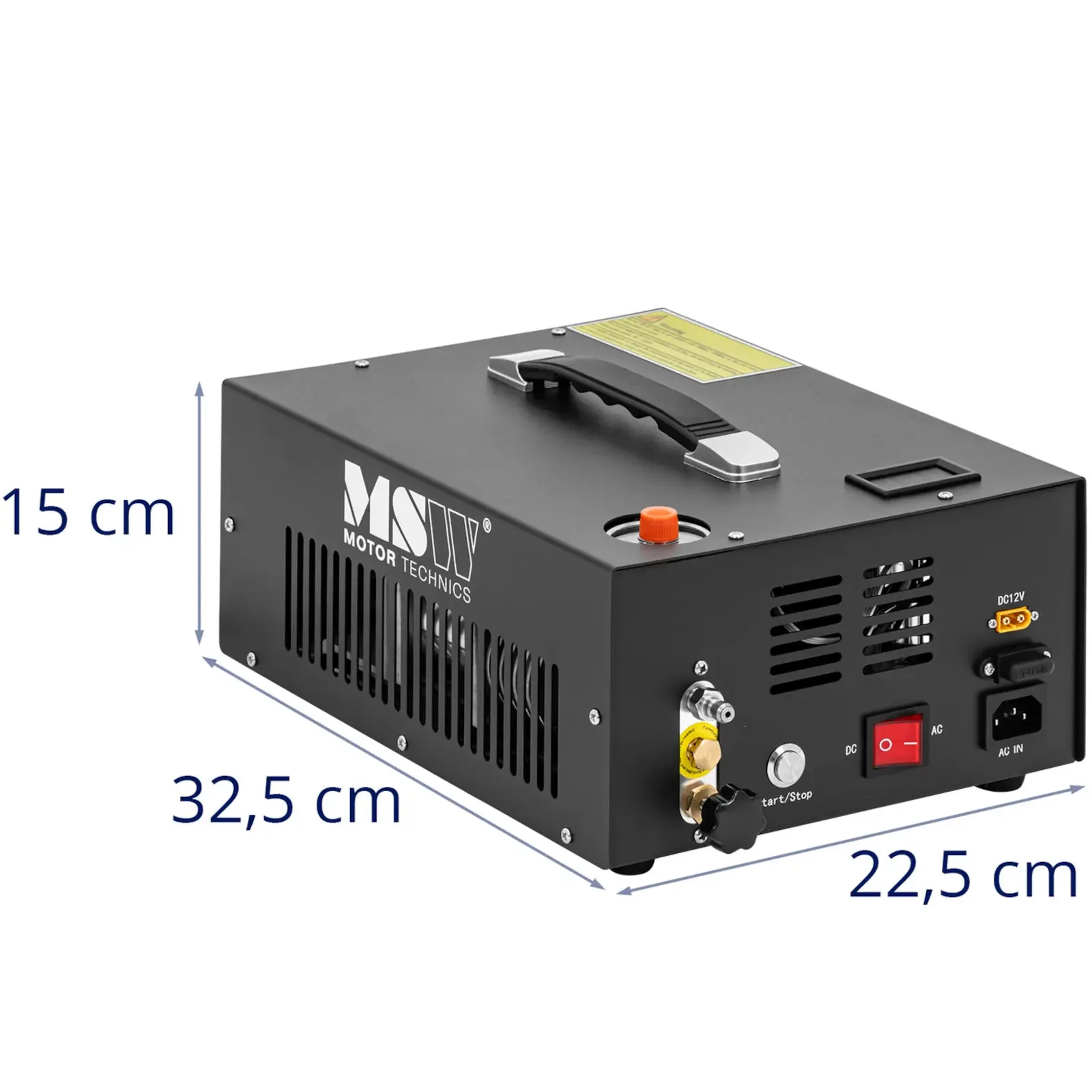 PCP 300 bar 12/220 V 350 W sűrített levegő kompresszor 7