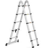 12-stepeni aluminijski teleskopski ljestve, 0,85–1,85/3,8 m 2