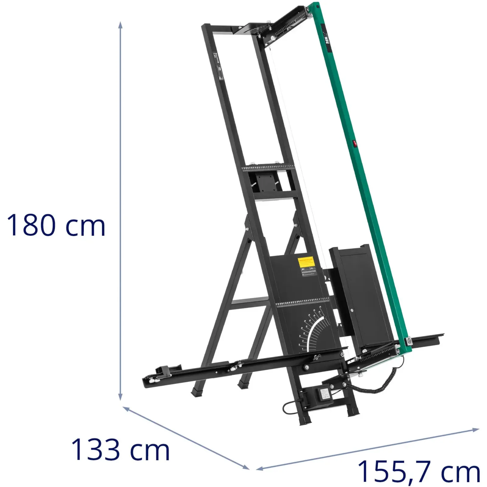Styropor-Schneidemaschine mit Ständer, Länge 1350 mm, Tiefe 330 mm, 200 W 7
