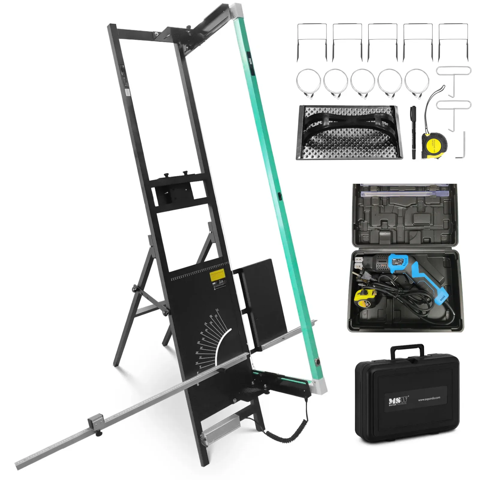 Polisztirol vágógép állvánnyal és hőkésekkel 1350 / 330 mm 200 W