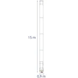 Távirányítású tetőfedő és építőipari emelő, 15 m, max. 200 kg, 1500 W 2