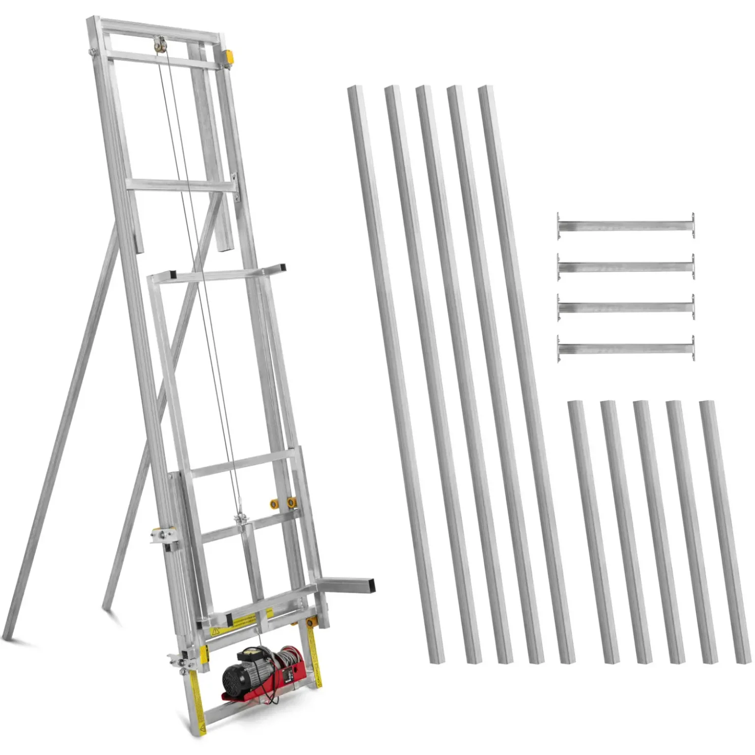 Távirányítású tetőfedő és építőipari emelő, 15 m, max. 200 kg, 1500 W Távirányítású tetőfedő és építőipari emelő, 15 m, max. 200 kg, 1500 W