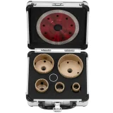 Fierăstraie diamantate pentru polizoare unghiulare 20/25/35/55/68 115 mm M14 - set 4