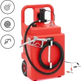 Prijenosni spremnik za gorivo s električnom pumpom i mlaznicom na kotačima, 37 l/min, 120 l 2