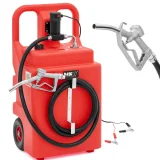 Prijenosni spremnik za gorivo s električnom pumpom i mlaznicom na kotačima, 37 l/min, 120 l