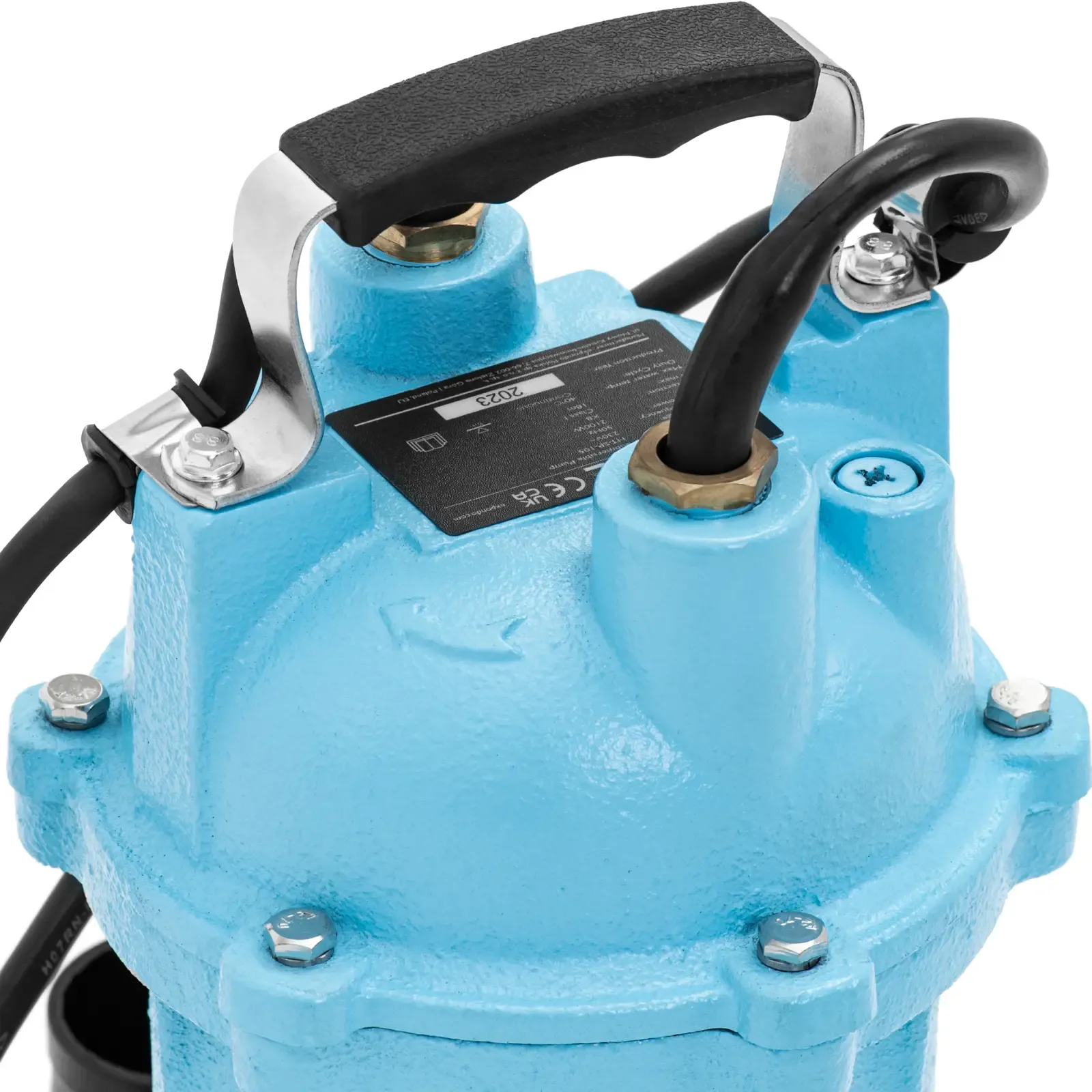 Submersible dirty water pump with grinder, 500 l/min, 2100 W 4
