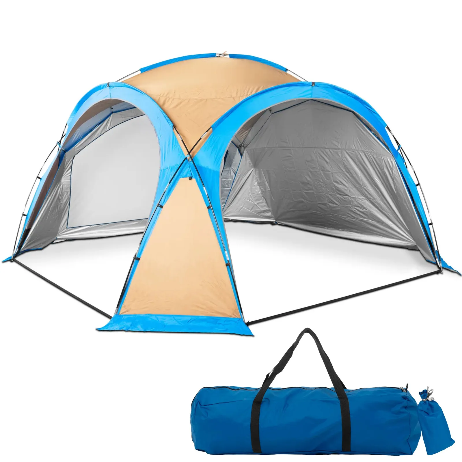 Strand/kerti pavilon sátor 420 x 420 x 235 cm