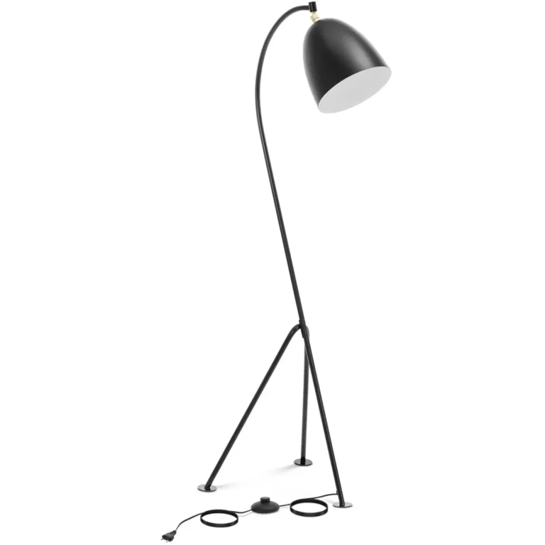 Fém állólámpa állítható árnyékkal, E27, 125 cm