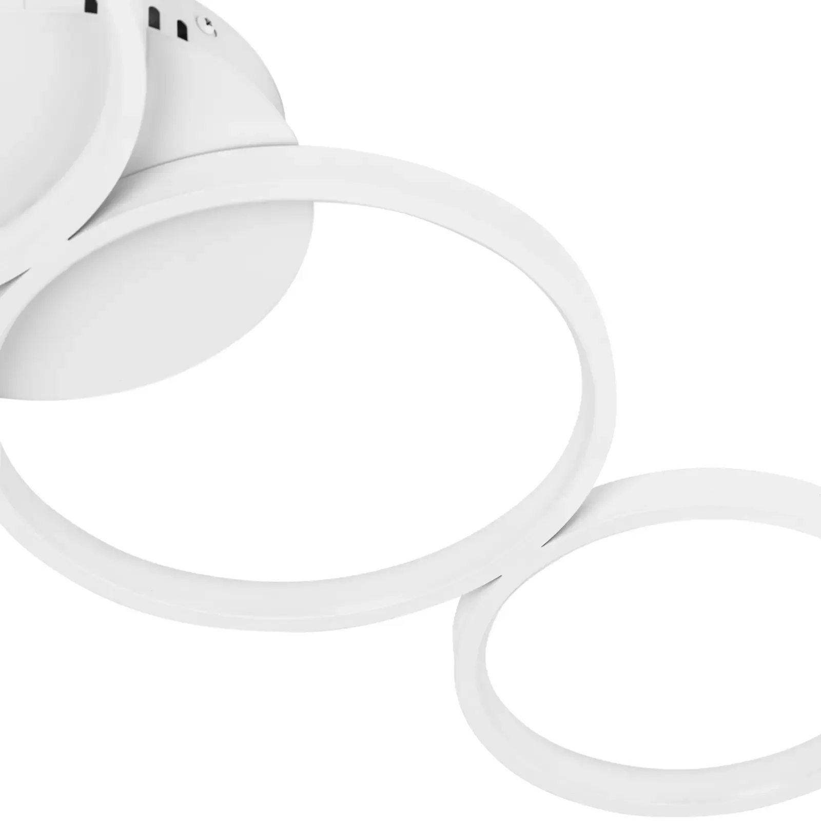 Lampă modernă de tavan cu LED și telecomandă - 4 cercuri albe 3