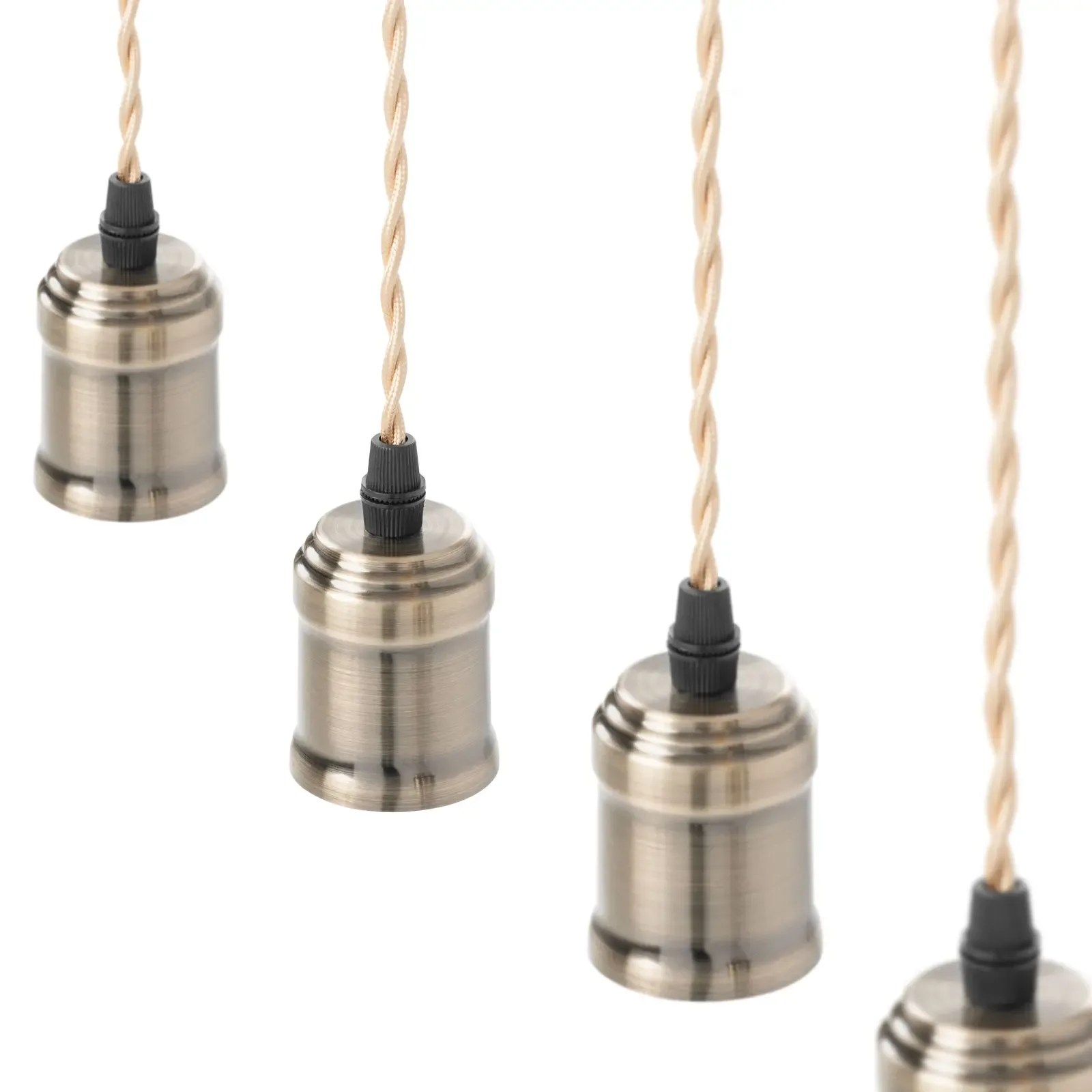 LOFT 6-light E27 pendant ceiling lamp - wooden beam 3