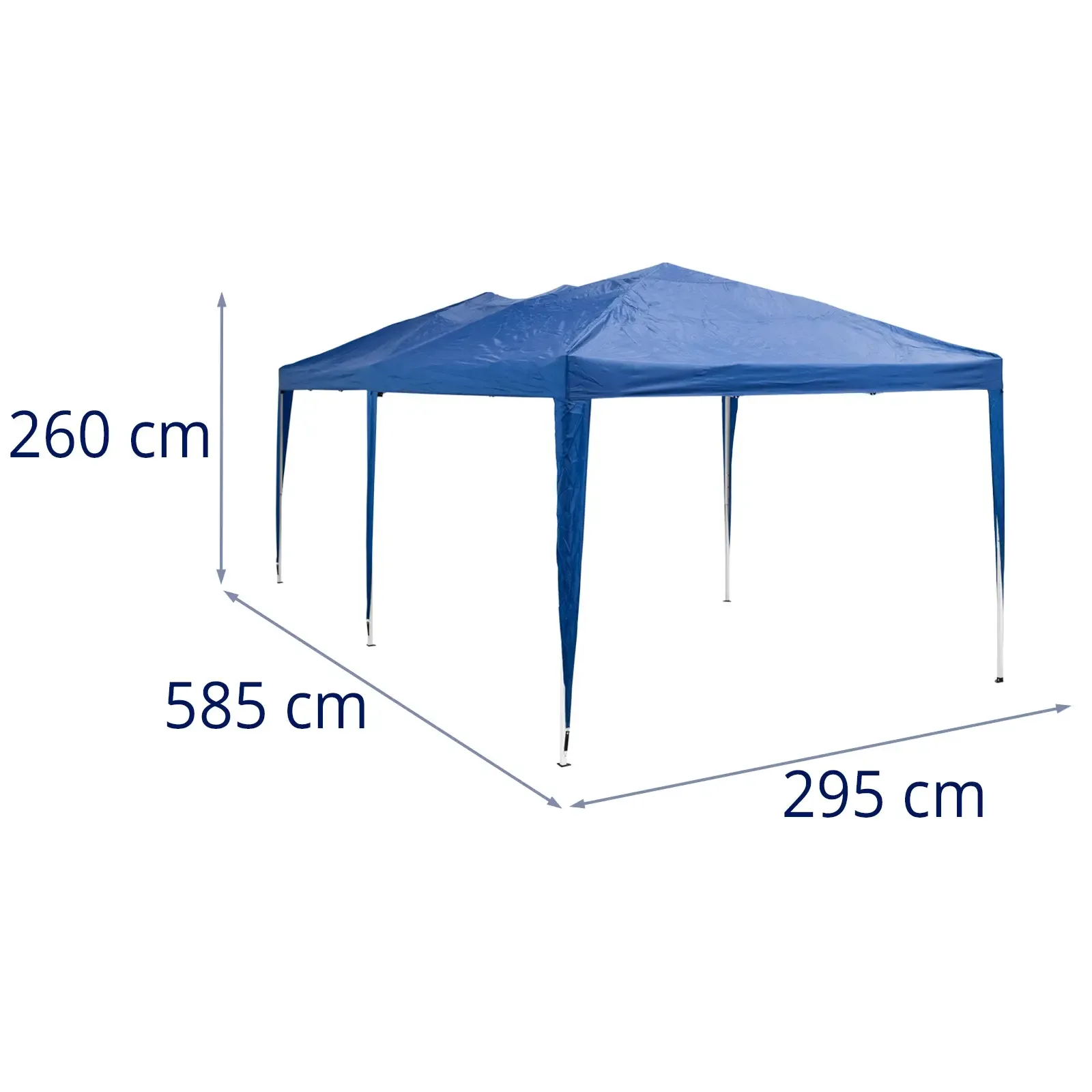 Vodootporni vrtni šator-gazebo 3 x 6 m 8