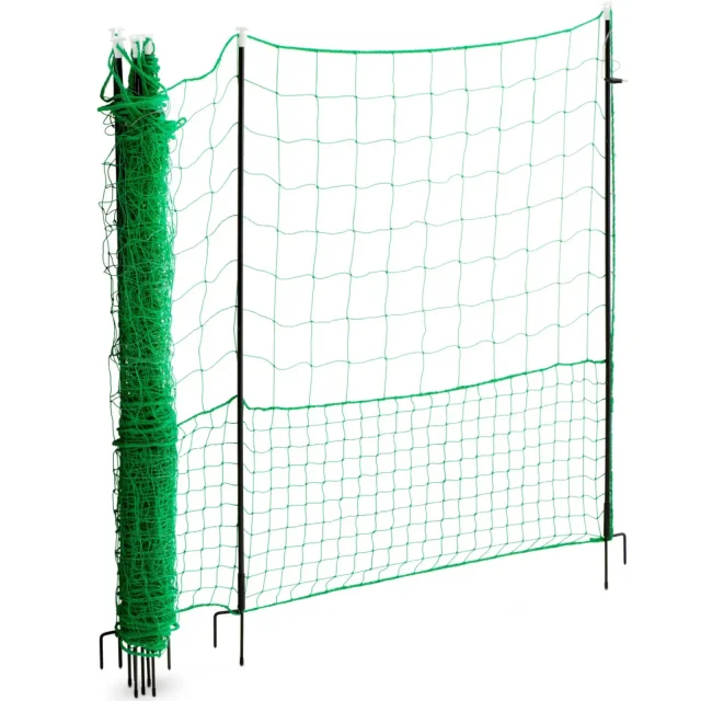 Védőkerítés csirkék és egyéb baromfi számára, 1,25 x 15 m