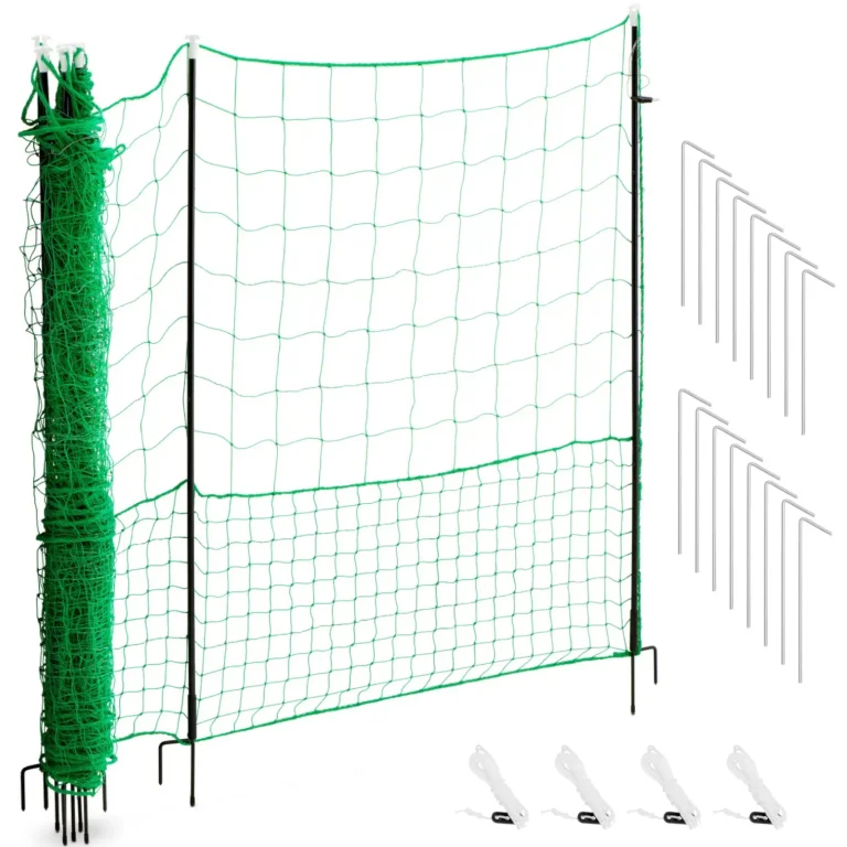 Védőkerítés csirkék és egyéb baromfi számára, 1,25 x 15 m