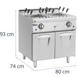 Električni kuhalo za tjesteninu 18 kW 400 V 8