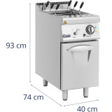 Fierbător electric de paste autonom 400 V 9 kW 10
