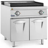 Elektromos láva grill kövekkel, 50–300 °C, 8,1 kW, 400 V