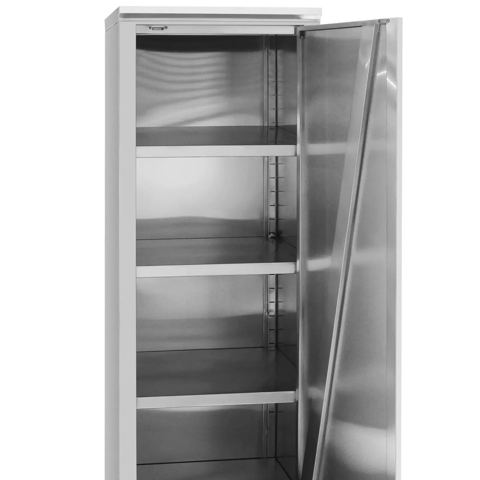 Gastronomie-Geschirrschrank, 3 Einlegeböden, STAHL, 60 x 70 x 180 cm 5
